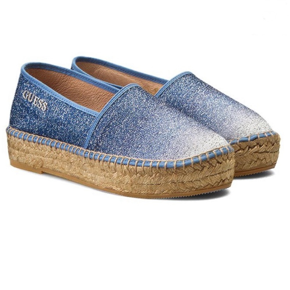 GUESS ‘Rosina’ blue ombré espadrilles flats